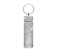 Creative Rhinestone Pill Container Practical Organized Fashionable Pill Case Outdoor Adventure