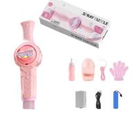 Creative Role Play Bubble Machine Imagination Stimulation Easy to Operate Portable for Various Occasion Quiet Use Portable Bubble