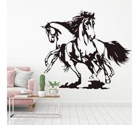 Creative Running Horse wall Sticker Wildlife Indoor Living Room Bedroom Sticker Study Vinyl Decal