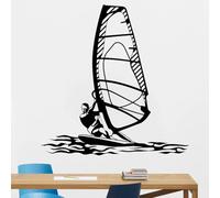 Creative Sailing Surfing Water Sports wall Stickers Gym Art Vinyl wall Stickers Beach Style Decals