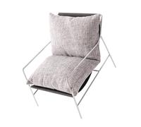 Creative Scene Doll House Accessory 1/6 Sofa Chair With Fabric Cushion Rust Resistant Iron Framework Scene Decoration Doll House Accessories