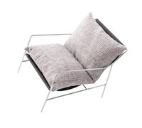 Creative Scene Doll House Accessory 1/6 Sofa Chair With Fabric Cushion Rust Resistant Iron Framework Scene Decoration Doll House Furniture Accessories