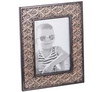 Creative Scents Dublin Brown 5"X7" Picture Frame - Wall Decor Living Room or Table Top - Desktop Photo Display with High Definition Glass Front & Easel Back, for Entryway, Bedroom or Coffee Table