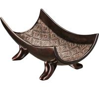Creative Scents Dublin Brown Decorative Bowl - Decorative Fruit Bowl for Kitchen, Home Décor, Decor Tray for Coffee Table Decor, Living Room Centerpiece, Key/Candy Bowl for Entry Table Decorations