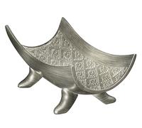 Creative Scents Dublin Silver Decorative Bowl - Centerpiece Table Decorations, Home Décor, Decor Tray for Coffee Table Decor, Living Room Centerpiece, Key/Candy Bowl for Entry Table Decorations