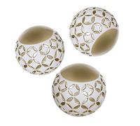 Creative Scents Resin Spheres Balls Decor, Polyresin, Orbs, 3" Diameter