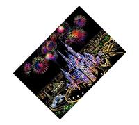 Creative Scratch Art Painting Kit Home Wall Decor Scratch Paper Painting City View Rainbow Sketch Painting Scratch Painting Animal