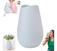 Creative Scream Jar Voice Silencer, Voice Silencer Stress Releaser Stress Relief, Portable Vocal Dampener for Singing, Psychological Catharsis Pot for Emotional Venting, Singing, Decoration (Sky Blue)