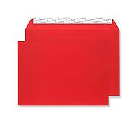 Creative Senses Coloured Envelope C4 324 (W) x 229 (H) mm Adhesive Strip Red 140 gsm Pack of 125