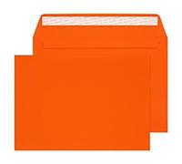 Creative Senses Coloured Envelope C5 229 (W) x 162 (H) mm Adhesive Strip Orange 140 gsm Pack of 20