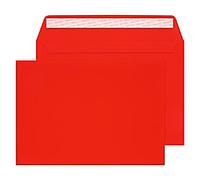 Creative Senses Coloured Envelope C5 229 (W) x 162 (H) mm Adhesive Strip Red 140 gsm Pack of 125