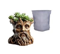 Creative Shaped Silicone Mold for Resin Jewelry Making Decorative Planter Handmade Craft Projects Handmade Gift Ideas Relief Carving Flowerpot Mold