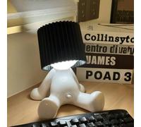 Creative Shy Boy Table Lamp, LED Night Light, Novelty Desk Lamp for Boys, Funny Bedside Lamp, Soft Warm Light for Bedroom or Home Decoration