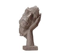 Creative Silence is A Gold Statue Sculpture Figure Figurine Statuette Nordic Indoor Home Living Room Office Decoration Ornaments Arts,4 Art collection