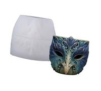 Creative Silicone Bird Planter Mold Crafting Unique Resin Cement Concrete Containers for Homes Decors Gifts Unique Bird Face Resin Mold