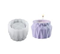 Creative Silicone Diamonds Facet Mold Suitable for Making Vases Pen Pots Storage Jars and Scented Holders Home Decors Silicone Mold