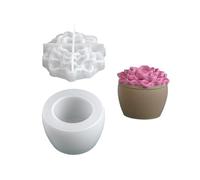 Creative Silicone Flower Flower Mold for Container and Home Decoration Succulents Planter Resin Craft Mold