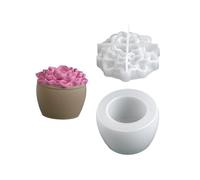 Creative Silicone Flower Flower Mold for Container and Home Decoration Succulents Planter Silicone Mold