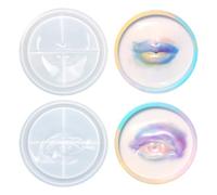 Creative Silicone Incenses Plate Mold for Unique Home Decoration Epoxy Resin Making Scent Stove Mold