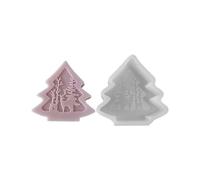 Creative Silicone Mold Christmas Tree Shaped Aromatherapys for Craft Lovers Stylish Home Decoration Easy Demold Silicone