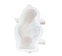 Creative Silicone Mold Holy Family Moulds Prayer Pattern Suitable for Craft Lover Present for Hand-Making Desk Decors Handmade Supplies