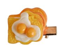 Creative Simulation Bread Shape Hairpin For Girls Carnival Taking Photo Hair Barrettes Aesthetics Accessories Festival For Daily Life Large Lovely For Woman Small For Thin For Fine No Slip For Bread