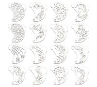 Creative Skin Decoration Template Symmetry Artwork Painting Template Perfect for Halloween Costume Photography Festival Makeup Stencil