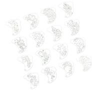 Creative Skin Decoration Template Symmetry Artwork Painting Template Perfect for Halloween Costume Photography Festival Makeup Stencil