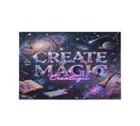 Creative Slogan: Create Magic Jigsaw Puzzles Challenging and Educational Masterpieces Puzzle 500 Piecing