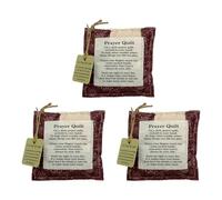 Creative Small Fabric Bag Feature Crosses Design and Inspirational Blessing Phrases for Homes Decors and Religious Activities Small Decorative Fabric Bag for Spiritual Event Embodying Hope