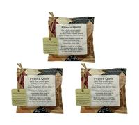 Creative Small Fabric Bag Feature Crosses Design and Inspirational Blessing Phrases for Homes Decors and Religious Activities Small Decorative Fabric Bag for Spiritual Event Embodying Hope