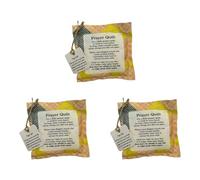 Creative Small Fabric Bag Feature Crosses Design and Inspirational Blessing Phrases for Homes Decors and Religious Activities Small Decorative Fabric Bag for Spiritual Event Embodying Hope