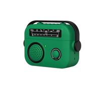 Creative Smooth Matt Surface Ultra Thin Vintage Mini Radio Case for AirPods Pro，Soft TPU Silicone Radio Wireless Charging AirPods Pro/Pro 2 Cover Earbud Protective Protector -Green