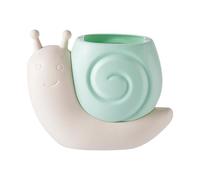 Creative Snail Desktop Pen Container Multi Use Design Spacious Compartment Cup for Home Office Decorative Desktop Pen Container