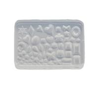 Creative Snowflake Butterfly Gemstones Shaped Silicone Mold Kids Art Project Set Perfect for Soap and Clear Colorful Jewelry