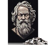 Creative 'Socrates Greek Philosopher Jigsaw Puzzle for Adults 1000 Piece Puzzles for Kids Family Challenging Games Toys 1000pcs (75x50cm)