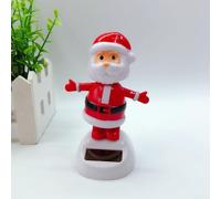 Creative Solar Animated Santa Claus Toy Enhance Your Christmas Atmosphere with Cheerfulness (small old man)