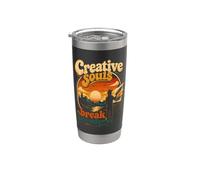Creative Souls Transcend Limits Artist Sunset Stainless Steel Insulated Tumbler