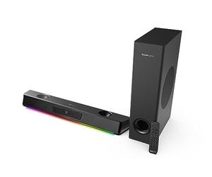 CREATIVE Sound Blaster Katana V2X 5.1 Multi-channel Gaming Soundbar with Compact Subwoofer, 180W Peak Power, ft Tri-amplified 5-driver Design, Super X-Fi technology, and RGB lighting