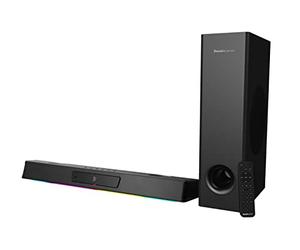 CREATIVE Sound Blaster Katana V2X 5.1 Multichannel Gaming Soundbar with Compact Subwoofer, 180W Max Power, 5 Tri-Amplified Driver Design, Super X-Fi Technology and RGB Lighting