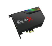 CREATIVE Sound Blaster PCIe Gaming Sound Card and DAC with Dolby Digital and DTS, Xamp Discrete Headphone Bi-amp, Up to 122dB SNR, RGB Lighting System, SB1740, Black