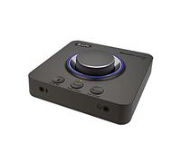 Creative Sound Blaster X4 Hi-Res 24bit/192kHz External USB DAC and Amp Sound Card, Super X-Fi, Multi-Channel, 7.1 Discrete Surround, Optical-in, Optical-out, Line-in, Mic-in, Headset-in for PC and Mac