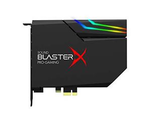 Creative Sound BlasterX AE-5 Plus SABRE32-class Hi-res 32-bit/384 kHz PCIe Gaming Sound Card and DAC with Dolby Digital and DTS, Xamp Discrete Headphone Bi-amp, Up to 122dB SNR, RGB Lighting System