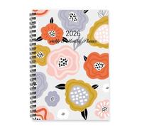 Creative Spring Floral 2026 Journal A5 To Do List Journal Diaries for Women 2026 Diary for Christian Week To View Monthly Year Diary Planner with Dotted Line Note Page Slim