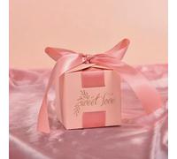 Creative Square Candy Box Wedding Gift Chocolate Packaging Birthday Party Supplies Christmas Gift Box Baby Shower