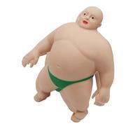 Creative Squeeze Game, Fat Person Shape, Stress Relief with Stretch Play, Relaxation Tool with Gentle Grip, 5.12x2.17x5.91 inches Sensory Toy, Funny Entertainment for Family Travel