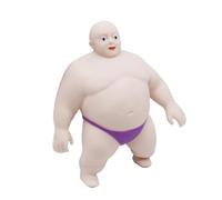 Creative Squeeze Game, Fat Person Shape, Stress Relief with Stretch Play, Relaxation Tool with Gentle Grip, 5.12x2.17x5.91 inches Sensory Toy, Funny Entertainment for Family Travel