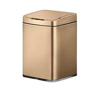 Creative Stainless Steel Trash Can for Bedroom or Office 22x24x44cm Modern Recycling Bin Stylish Wastebasket Design for Home or Workplace