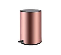 Creative Stainless Steel Trash Can with Pedal for Home, Bathroom, Bedroom - Optional Sizes (Color: J 8L/2.1 Gallons, K 12L/3.1 Gallons)