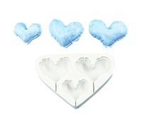 Creative Star Heart Clouds Designs Silicones Molds for Bakings Pastries Chocolate Heats Safes Easy Cleans Chocolate Jellies Molds Silicones